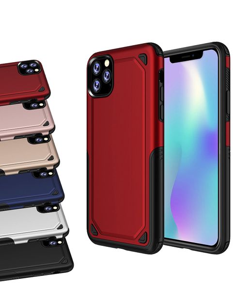 

2 in 1 Frosted Matte Hybrid Armor Shockproof Case For iPhone X XR XS MAX 8 7 6S Plus Samsung S9 Plus Note9
