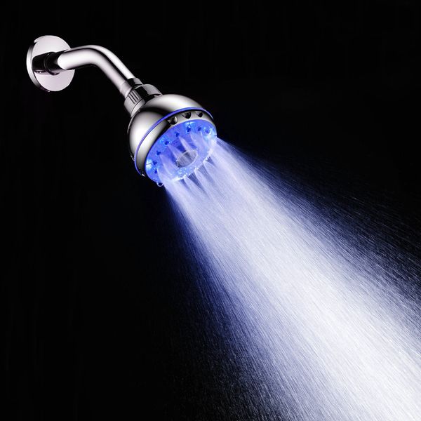 

7 colorful led light shower head water bath bathroom filtration waterfall shower bathroom showerhead water saving tool