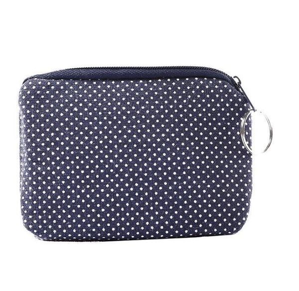 

dhl 360pcs cute dot printing zipper min coin purses mix color, Red;black