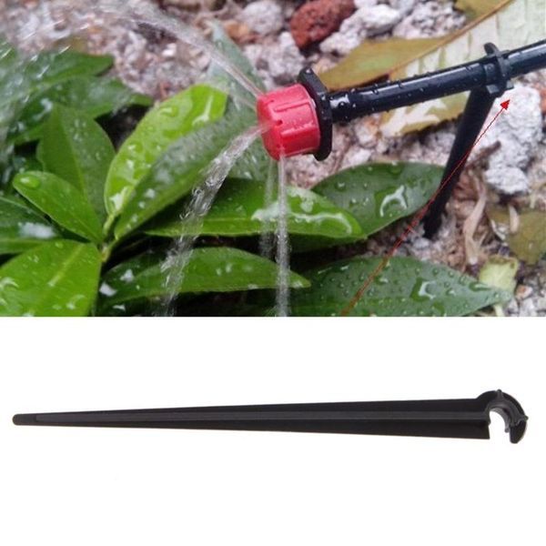 

durable plastic hook fixed stems support holder for 4/7 drip irrigation water hose system garden supply drop shipping