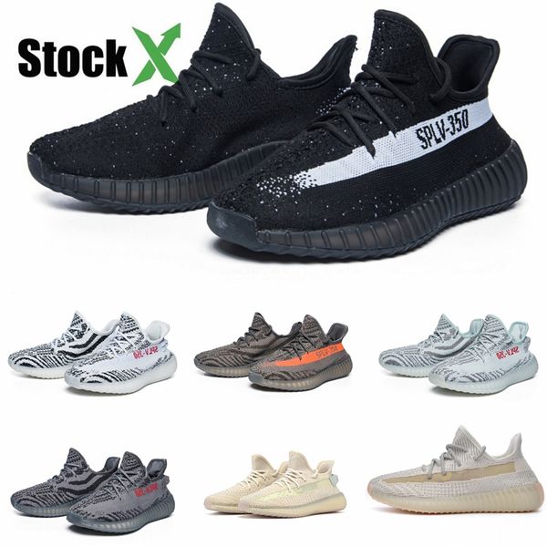 

kanye west reflective running shoes yeshaya yecheil citrin black static synth with box zebra sports trainers designer sneakers #qa178
