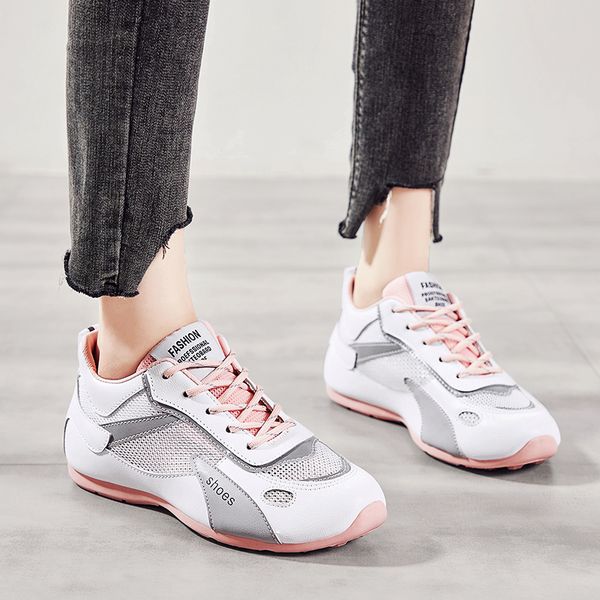 

casual shoes women breathable running shoes light jogging sport non-slip walking outdoor damping trainning sneakers, Black