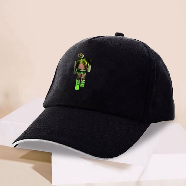 

billie eilish dad hat new baseball cap six feet under snapback hip hop caps embroidery pure cotton hat, Blue;gray