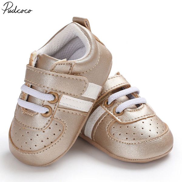

pudcoco infant toddler baby boy girl soft sole crib shoes anti-slip sneaker baby casual shoes 0-18months helen115, Black