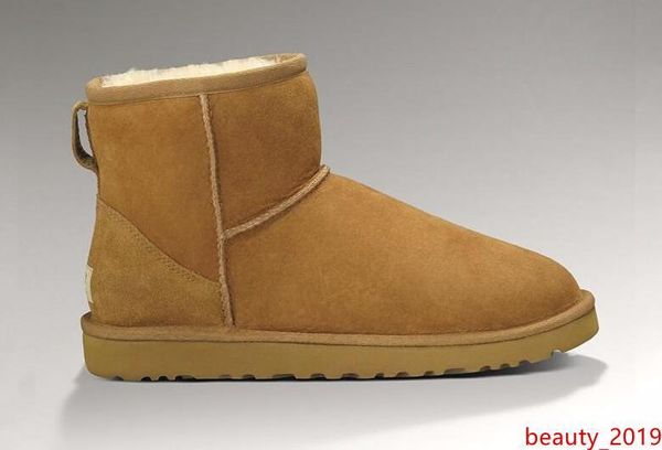 

горячие продажи австралийские женщины снег женщины снегоступы 100% натуральная воловья кожа ботильоны теплые зимние сапоги женская обувь раз