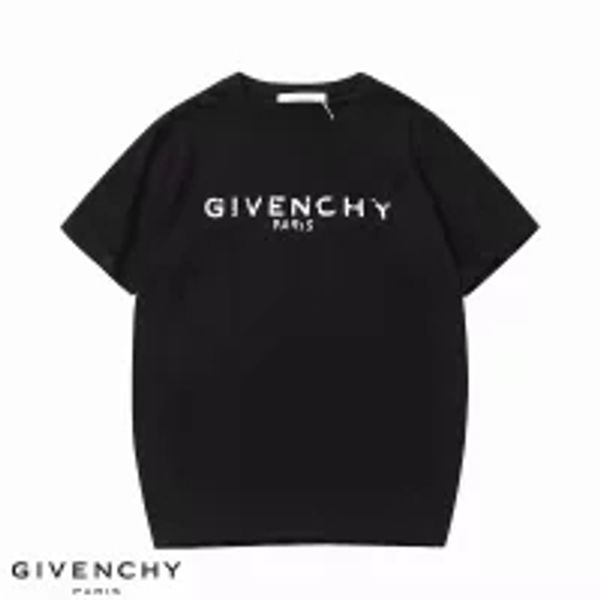 

2019 new mens tee shirts summer brand t-shirt mens shirt loose breathable letter print fashion casual style brand shirt paris, White;black