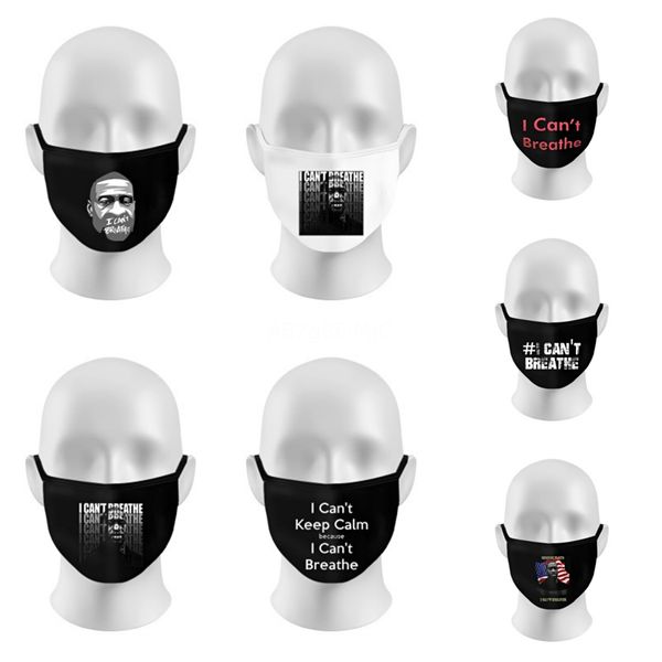 

black anti dust face mouth mask with valve breathing filters washable reusable protective safety designer letter cotton sports #485