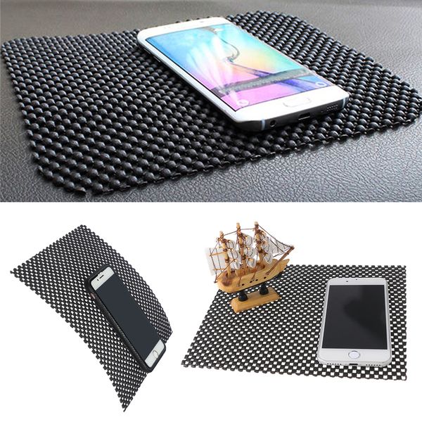 

1 pcs car dashboard anti-slip sticky mat for phone gps cards black pvc foam non-slip pad accessories 22*19cm