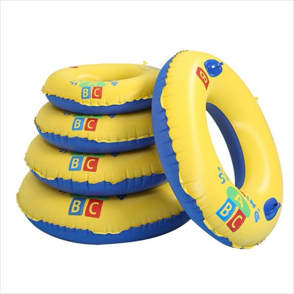 

1pc inflatable swim ring children circle float water toy swimming training aid