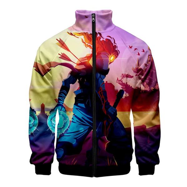 

2019 dead cells zipper jackets casual jackets new fashion highstreet autumn and spring clothes dead cells jacket plus size, Black;brown