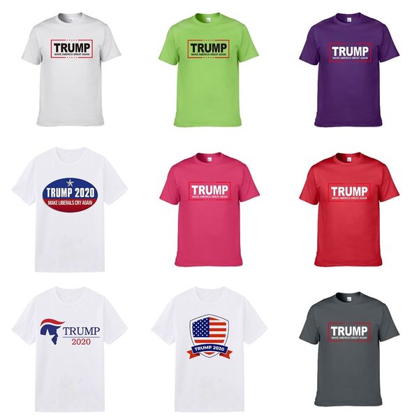 

2020 italian designer shirt fashion brand medusa trump t-shirt men's casual cotton with 3d embroidery wolf applique #781, White;black