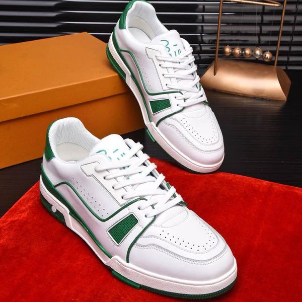 

arrival designer men's shoes luxury sneaker paris cool style casual men shoes size 38-44 model, Black