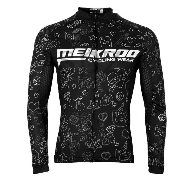 

men's cycling long sleeve jersey t-shirt bicycle clothing sport cloth
