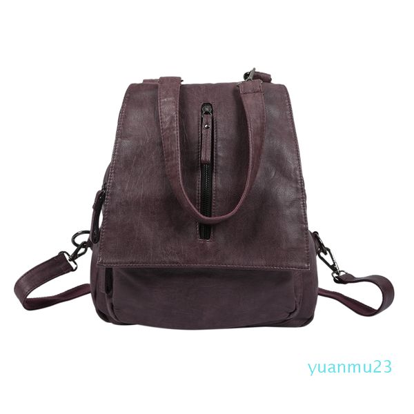 

designer-fashion korean shoulder bag personality trend dual-use shoulder bag travel backpack