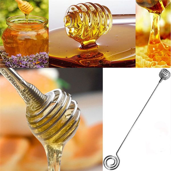 

stainless steel honey spoon stick kitchen honey stir stick honey spoon coffee spoon mixing tool kitchen utensils