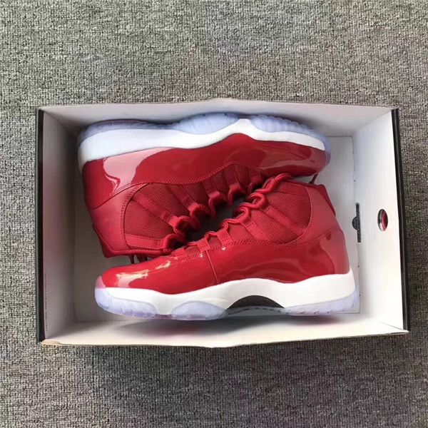 

2019 release authentic 11 high win like 96 gym red unc win like 82 man basketball shoes 11s real catbon fiber sneakers 378037-623