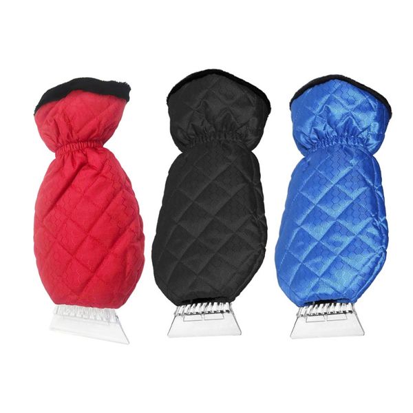 

car-stying snow scraper removal glove 420d jacquard oxford cloth cleaning snow shovel ice scraper tool for auto window