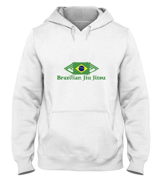 

hooded sweatshirt man white brazilian jiu jitsu green hoodie, Black