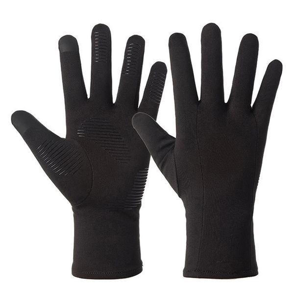 

1 pair skiing touchscreen outdoor winter sports insulated all weather full fingers hiking thermal gloves windproof waterproof