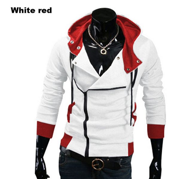 

2016 assassins creed jacket fashion hoodies men casual sportswear male hoody long sleeve sweatshirt jacket plus size 6xl w20, Black