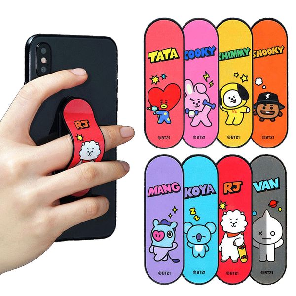 

Универсальный Симпатичный BTS Телефон Назад Держатель Палец Кольцо Для Телефона Т