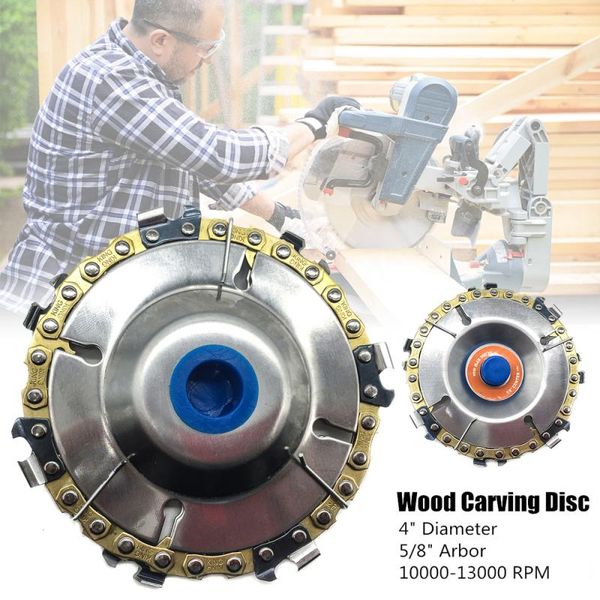 

4'' angle grinder disc tooth chain saw wood carving culpting cutting disc for wood plastic working sale