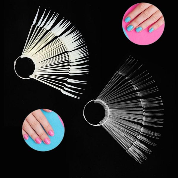 

nail tips false nail tip sticks manicure polish gel display practice tools false nails, Red;gold