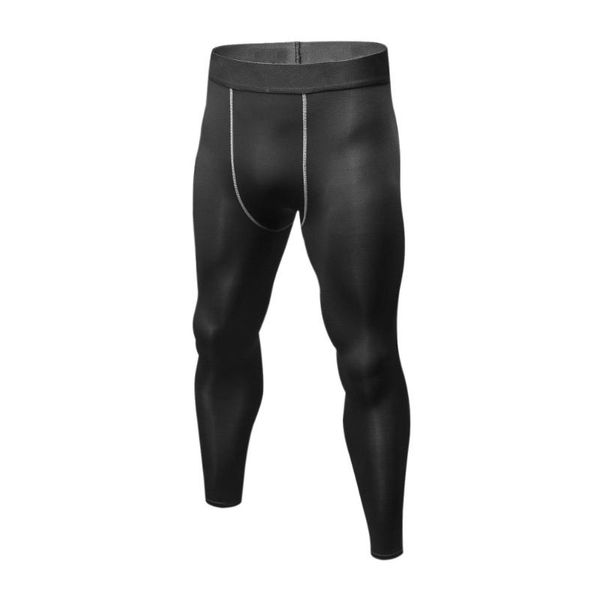

tights sports pants men winter compression with velvet bodybuilding trousers quick drying running skinny leggings, Black;blue