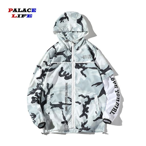 

hip hop plus size lover jackets man jacket new camouflage print letter streetwear jacket tracksuit casual men's coat, Black;brown
