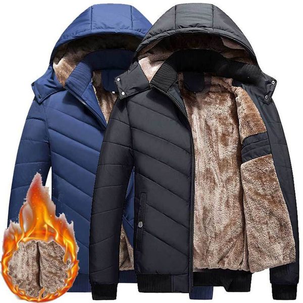 

winter parkas men 2018 fashion hooded collar male parka jacket mens solid thick plush jackets and coats man outwear overcoat, Tan;black