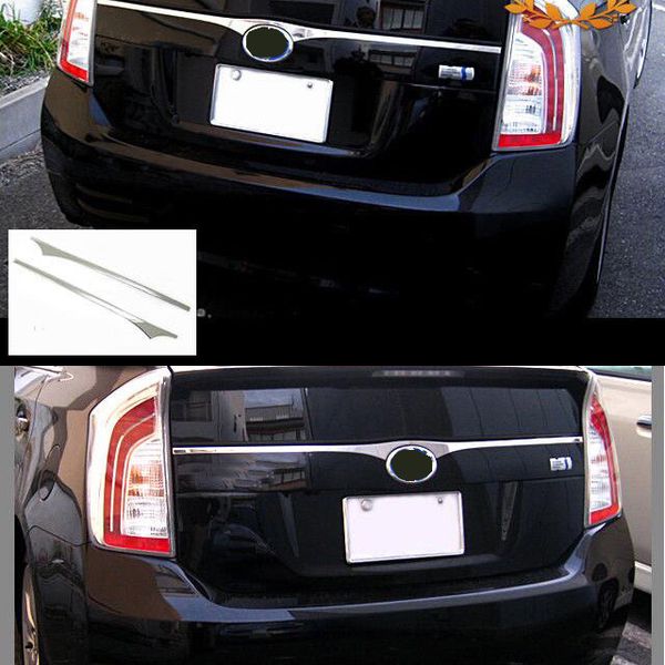 

jy sus304 stainless steel rear emble garnish trim upper car styling accessories for toyota prius zvw30