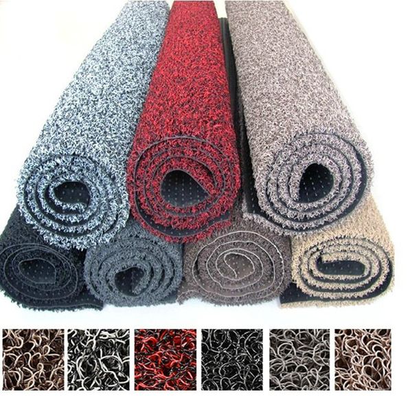 

can cut pvc wire ring car mat universal easy cleaning carpet mat coiled material truck pickup mat custom