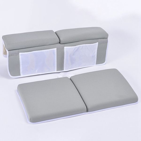 

bath kneeler with elbow rest pad set,elbow support for knee & arm support large bathtub kneeling mat with toy organizer other bath toilet