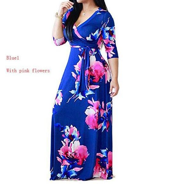 

2019 роскошный дизайнер юбки для женщин платья с цветами модный бренд леди платье v-образным вырезом женская одежда высокого качества 5 цвет, Black;gray