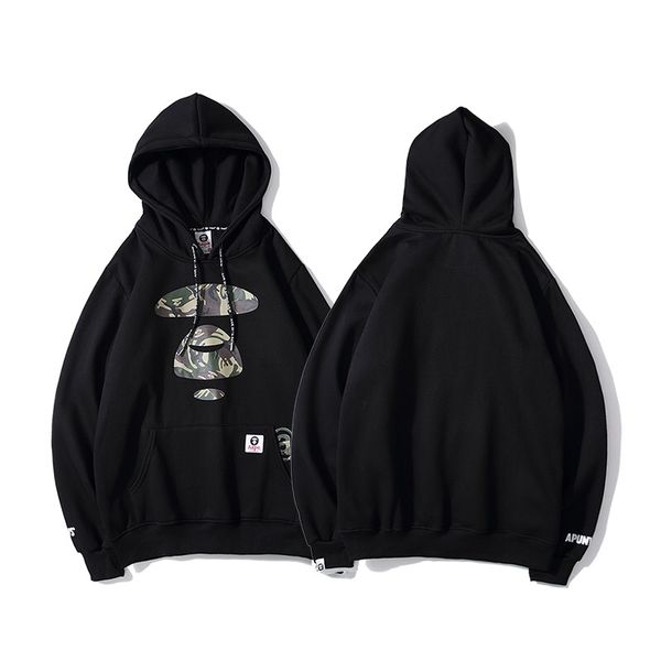 

2020 новый способ печати монохромных балахон сверху, Black