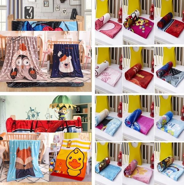 

new kids blankets flannel spider/dog/cat styles warm cartoon blankets smooth flannel blankets baby beddings swaddling blanket 100*140cm