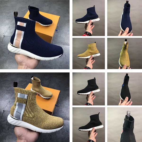 

With Box High Quality Womens Designer Running Shoes utility Flats High Top Women Sock Shoes Outdoor Race Speed Trainer Sports Sneakers