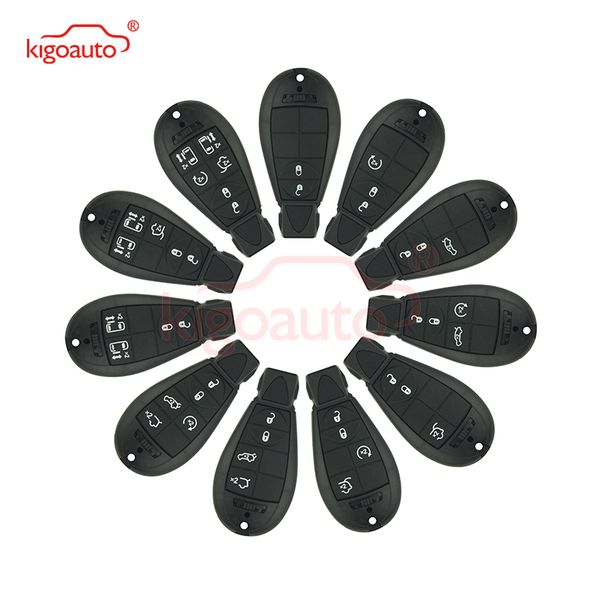 

kigoauto 68066859ad for dodge remote key 434mhz smart keyless key fobik europe model car