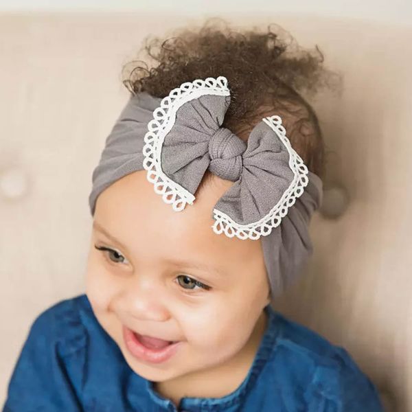 20pc Baby infant bow headband infant bow girl kids toddler hair band US seller