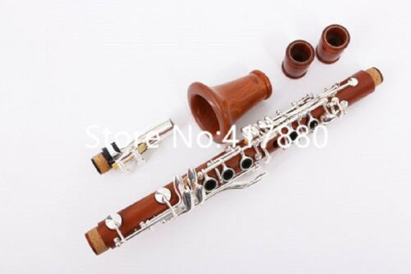 Professional clarinete Rosewood E Key clarinete Mi bemol bom som Instrumento Musical com caso Bocal frete grátis