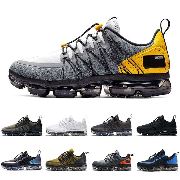 

2019 celestial teal laser fuchsia utility running shoes for men triple black reflective wolf grey designer mens trainers sports sneakers