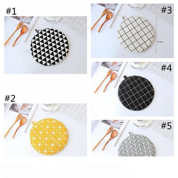 

изоляция прихватка стол коврик хлопок круглый кухонный стол маслостойкий анти-ошпаривающий горшок чаша изоляционные прокладки 5 стиль ha675