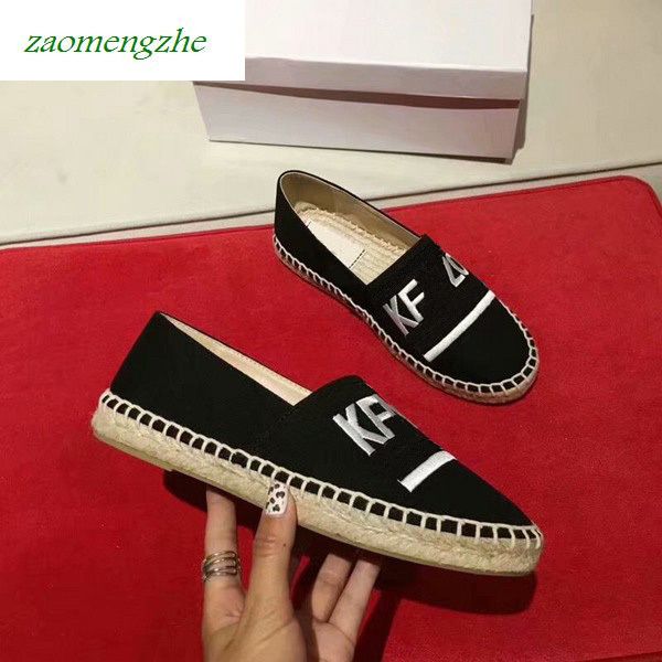 

luxurymen and women tiger head single shoes fisherman's shoes size35, Black