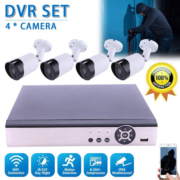 

1080p dvr kit security ip camera system digital video recorder hdmi cctv dvr surveillance outdoor ahd hvr dvr cvi tvi night day