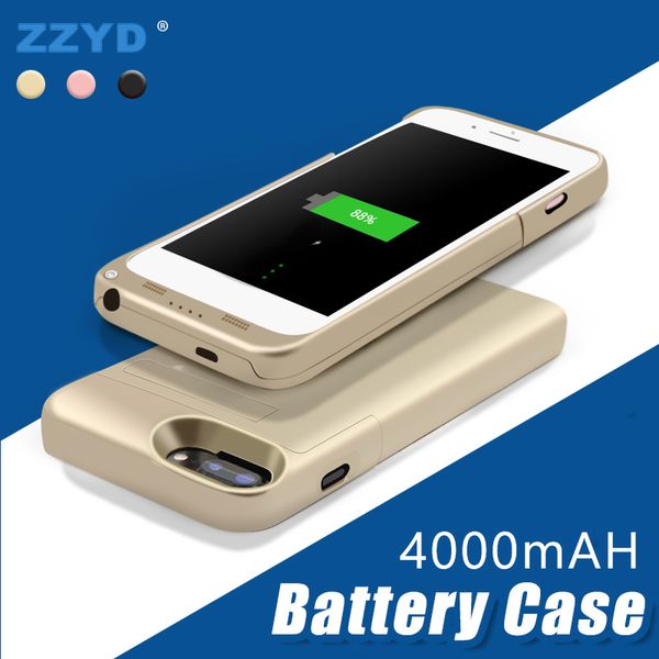 

thin back charger 4000mah 4.7 inches portable charger iphone 7 power bank with retail package