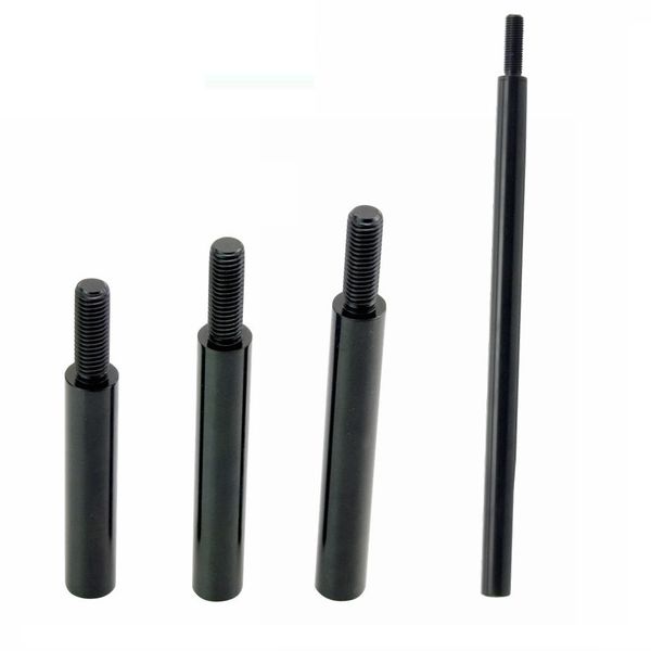 

gear shifter knob stick lever straight extension m10x1.5/1.25 12x1.25 black for mitsubishi