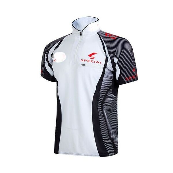 

2020 новая защита вс ветрозащитный быстросохнущий короткими рукавами воротник рыбалка костюм открытый спорт туризм рубашка рыбалка одежда, Gray;blue