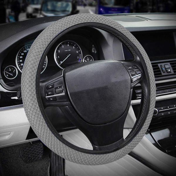 

new four seasons universal sandwich set ice silk steering wheel cover car handle set steering wheel cover 38cm wear-resistant