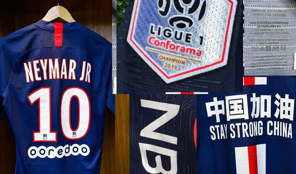 

STAY STRONG CHINA SPECIAL Майо Match Изношенные игрок Выпуск Неймар JR MBAPPE Кавани DI МАРИЯ ICARDI футбол патч значок