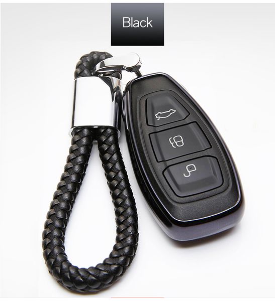 

2019 new tpu car key cover case for c-max focus st fiesta hatch soft tpu car shell styling key shell protection keychain
